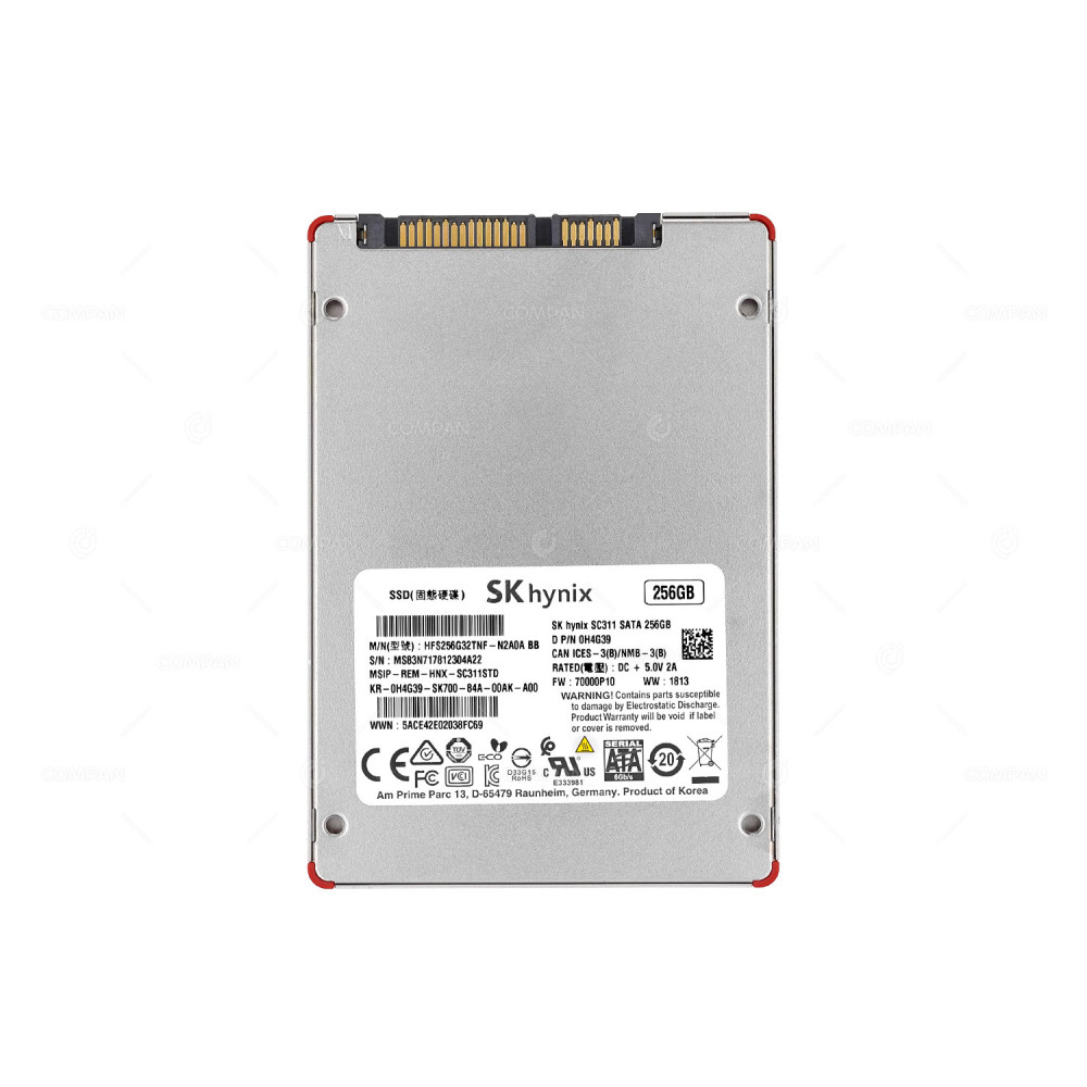 H4G39  HYNIX 256GB 6GB SSD SATA III 2.5 SFF